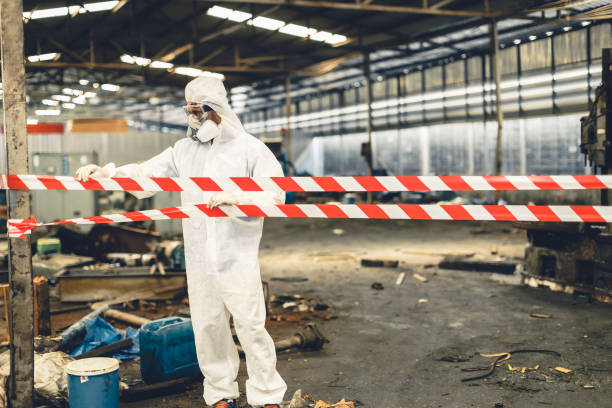Professional Trauma Scene Cleanup technician working in Lincoln Park, NJ